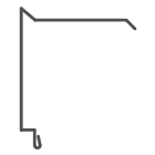 Ortgang mit Wasserführungsnase