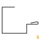 Einfassprofil mit Aufkantung