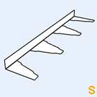 Zahnblech Münker 160-250 kleine Sicke