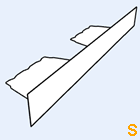 Zahnblech Münker 200-420 große Sicke