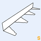 Zahnblech Salzgitter PS150-250 kleine Sicke
