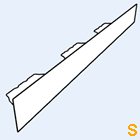 Zahnblech Salzgitter PS135-310 große Sicke