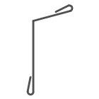 Dach-Wandanschlussprofil Pult