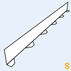 Zahnblech Arcelor 35-207 kleine Sicke