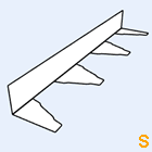 Zahnblech SAB 153-280 kleine Sicke