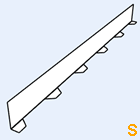 Zahnblech Münker 35-207 kleine Sicke