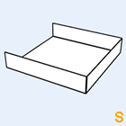 Box mit 3 Seiten